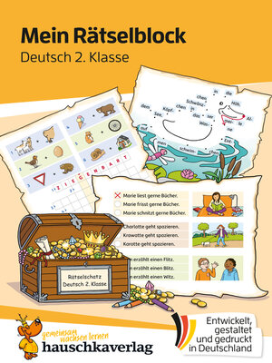 cover image of Mein Rätselblock Deutsch 2. Klasse